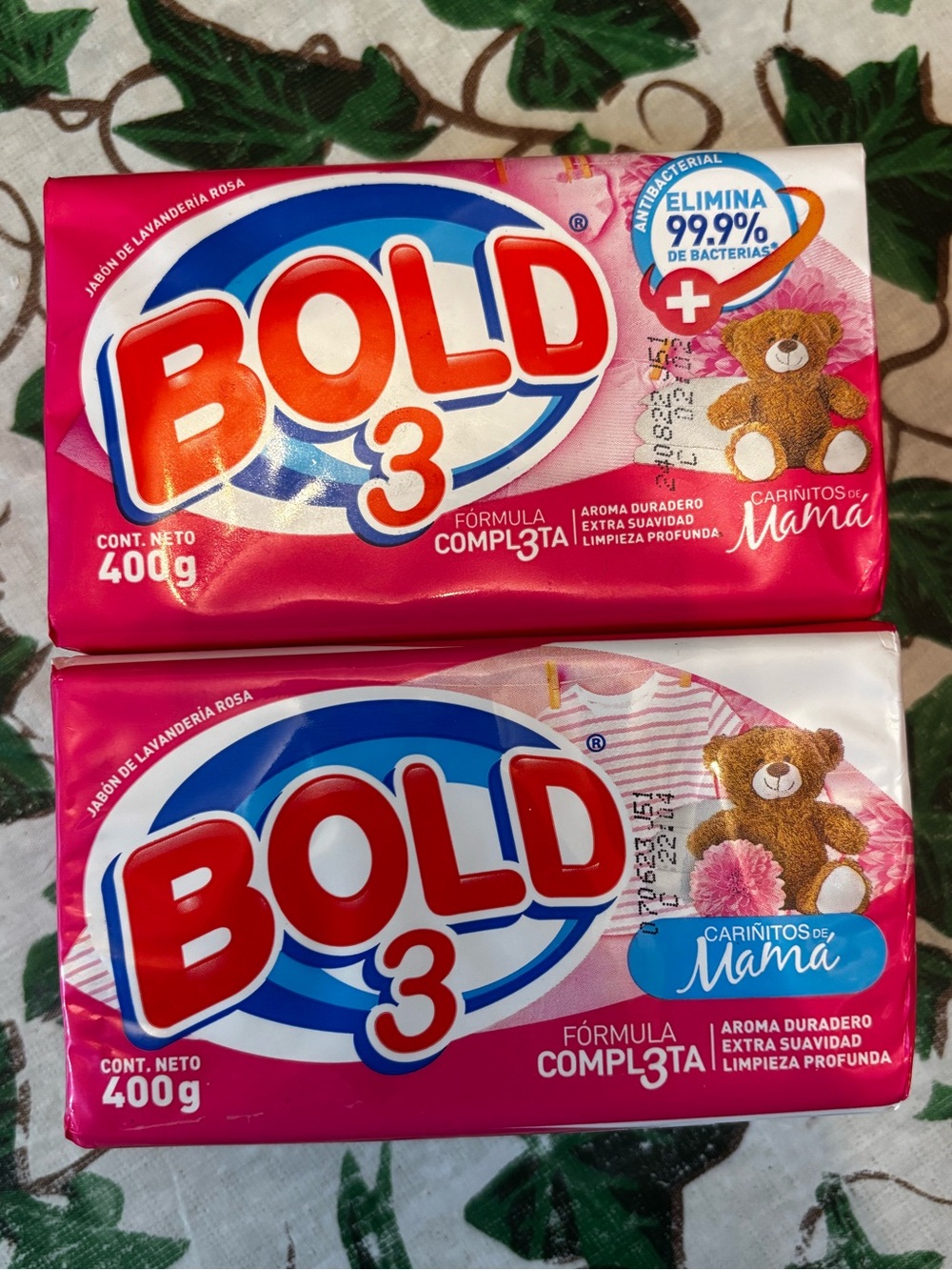 Bold 3 Laundry Soap Bar - Pink